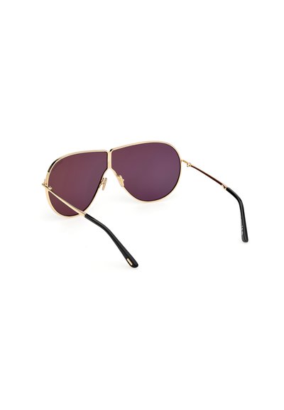 Tom Ford UNISEX - Aurinkolasit - gold smoke gray