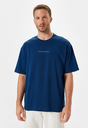 Camiseta estampada - dark blue