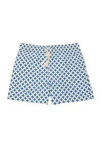 Unausgewählt, blue white  graphic print