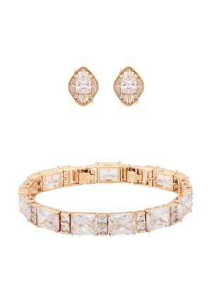 SET - Øreringe - rose gold white