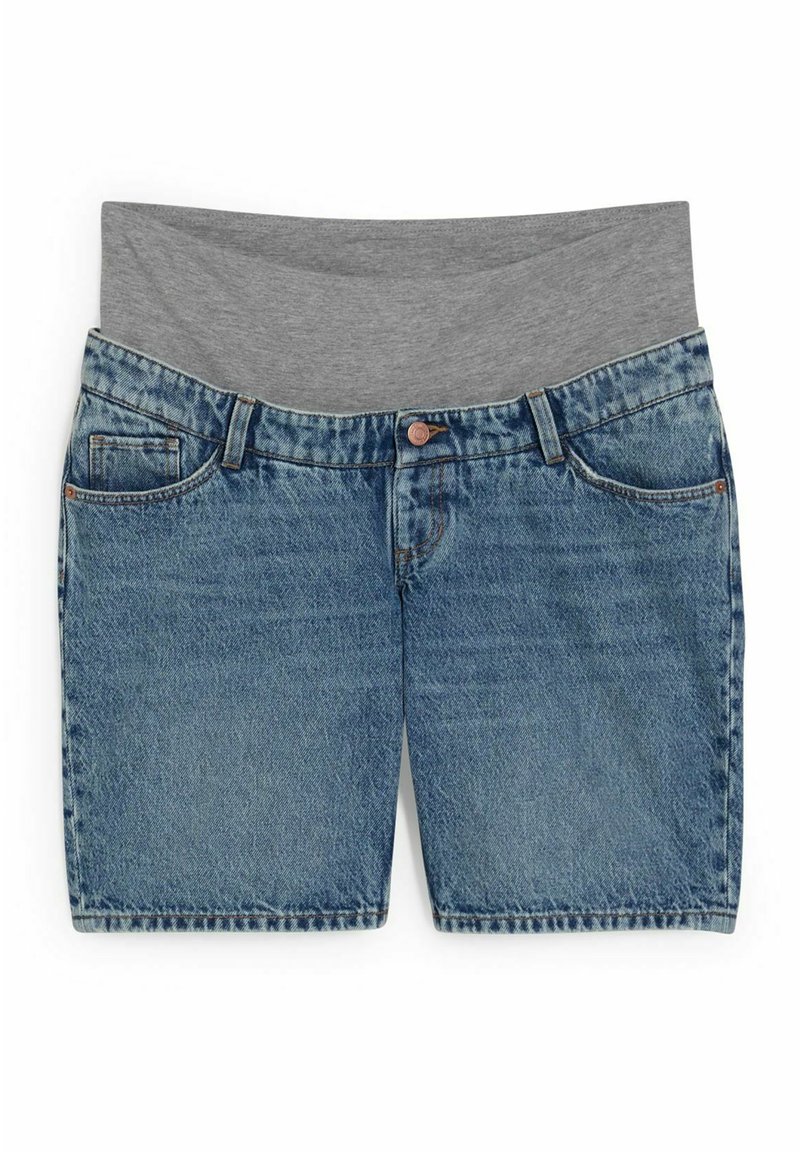 C&A Jeansshort lichtblauw denim