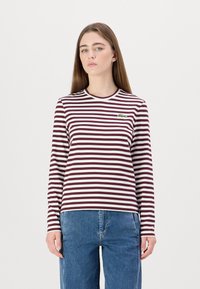 Lacoste Pikkade varrukatega topp - expresso, flour