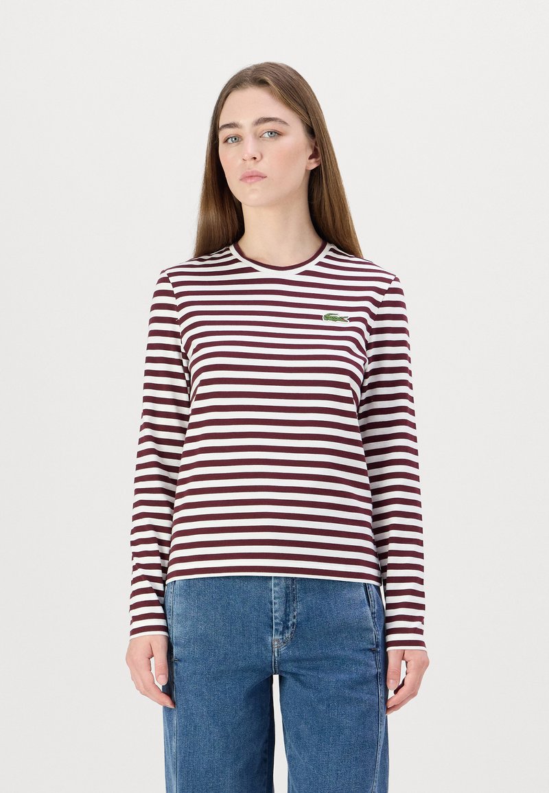 Lacoste Pikkade varrukatega topp - expresso, flour