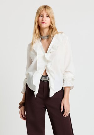 TINTA UNITA - Bluse - bianco lana