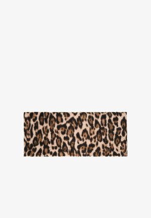 Bershka, PRINTED SCARF - Écharpe - dark brown