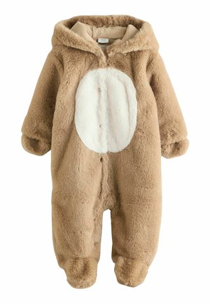 Next REGULAR FIT - Overal na spanie - brown bear