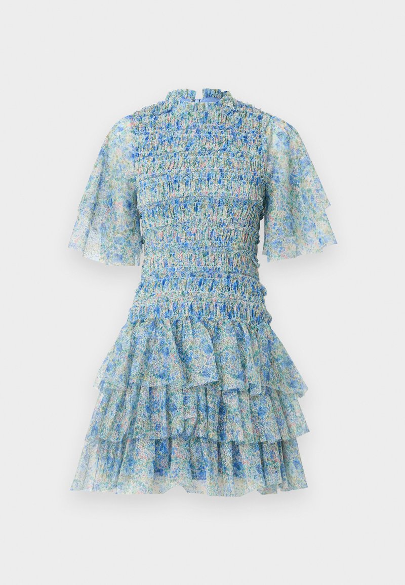 Malina MINNIE SHORT SLEEVE MINI DRESS - Robe de jour - ditsy/multicolore