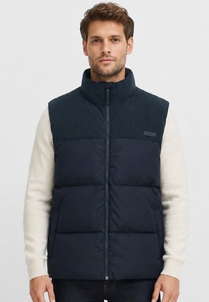 Blend, STEPPWESTE REISSVERSCHLUSS STEHKRAGEN SEITENTASCHEN  - Bodywarmer - blau