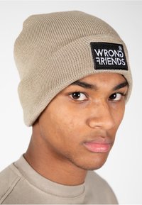 Wrong Friends CLASSIC LOGO - Berretto - taupe