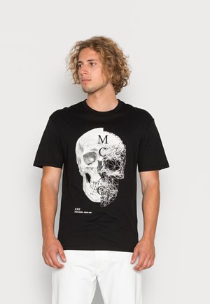 JJDIEM TEE CREW NECK - T-shirt med print - black