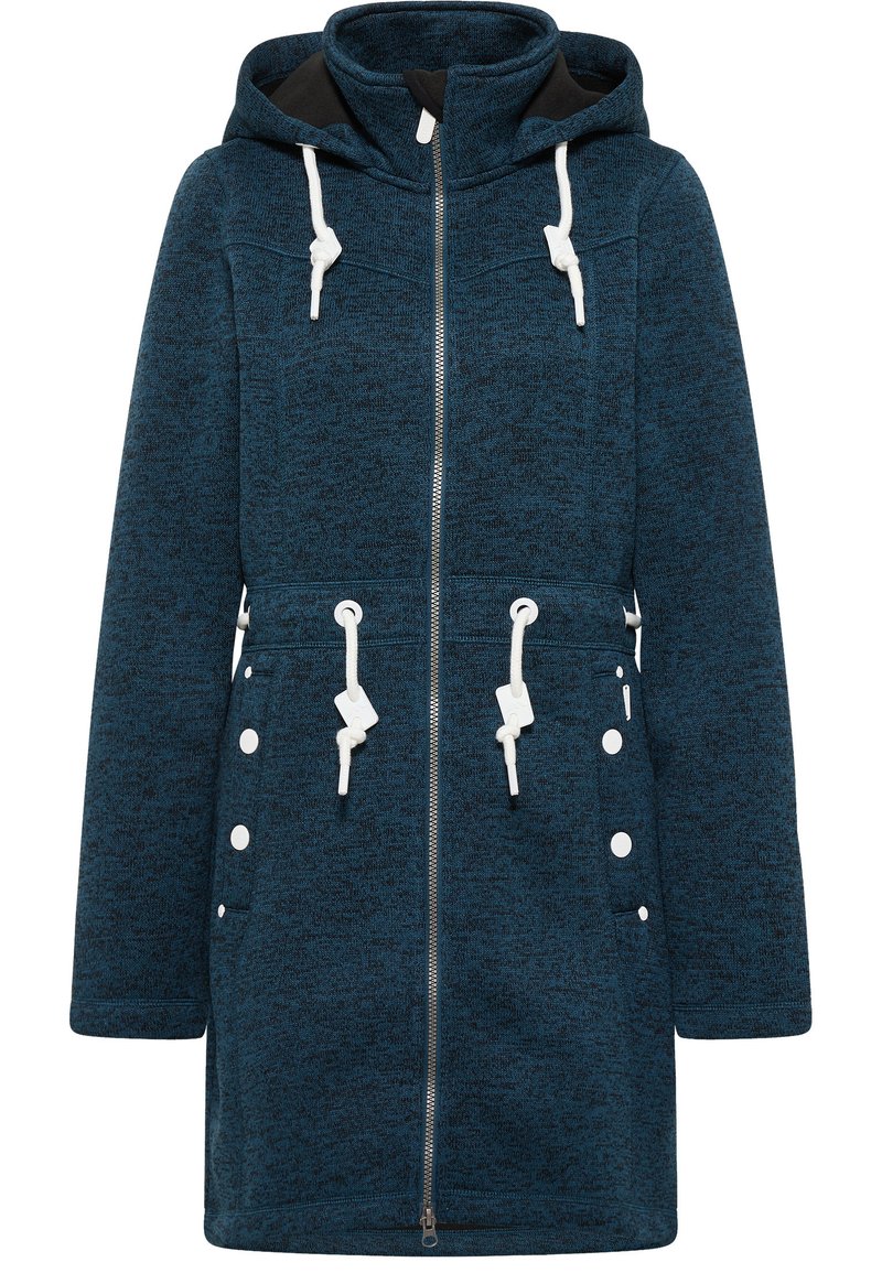 ICEBOUND Halflange jas petrol gemêleerd ICEBOUND Halflange jas petrol gemêleerd