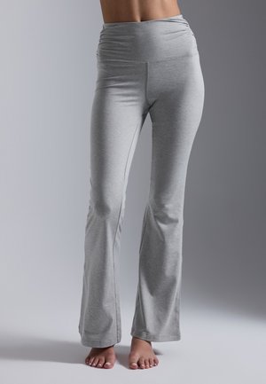 Tights - mottled light grey