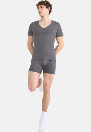 Sloggi, SLOGGI 4 PACK - Unterhemd/-shirt - schwarz grau