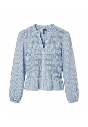 Vero Moda, TOP VMEMERY TOP - Blusa - brunnera blue