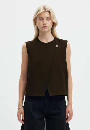 Selected, WAISTCOAT ASYMMETRIC - Veste sans manches - delicioso