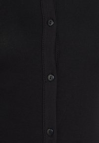 Missguided Petite LONG SLEEVE BUTTON DOWN MIDI DRESS - Vestido de malha - black