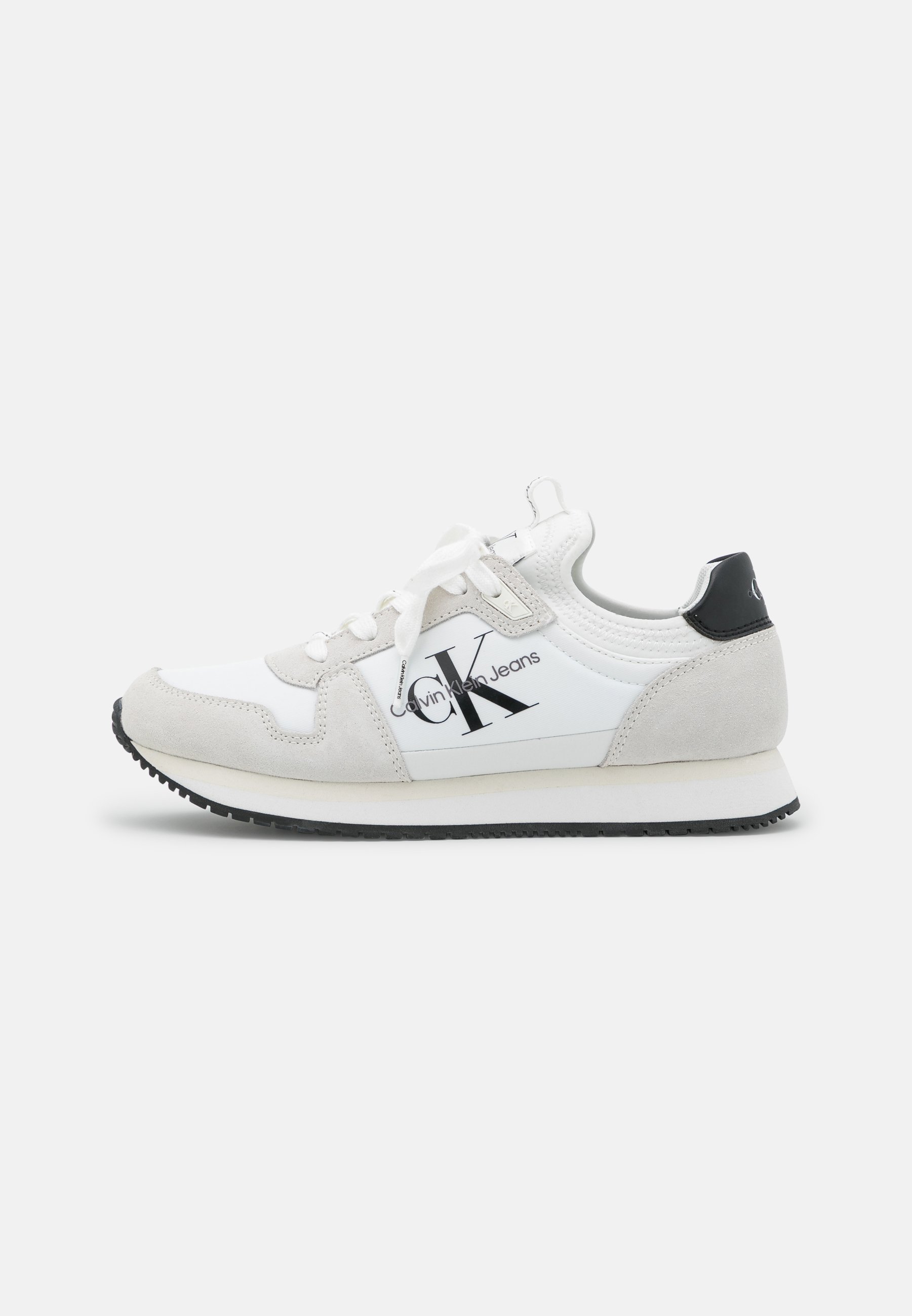 Calvin Klein Jeans RUNNER SOCK LACEUP - Sneakers laag - bright white/wit -  Zalando.be