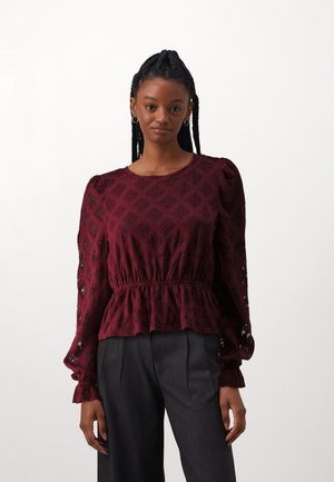 ONLLENE ONECK - Langarmshirt - cabernet