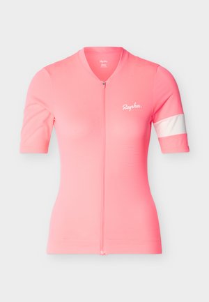 Rapha WOMEN'S CORE LIGHTWEIGHT - Cyklistické tričko - high vis pink/white
