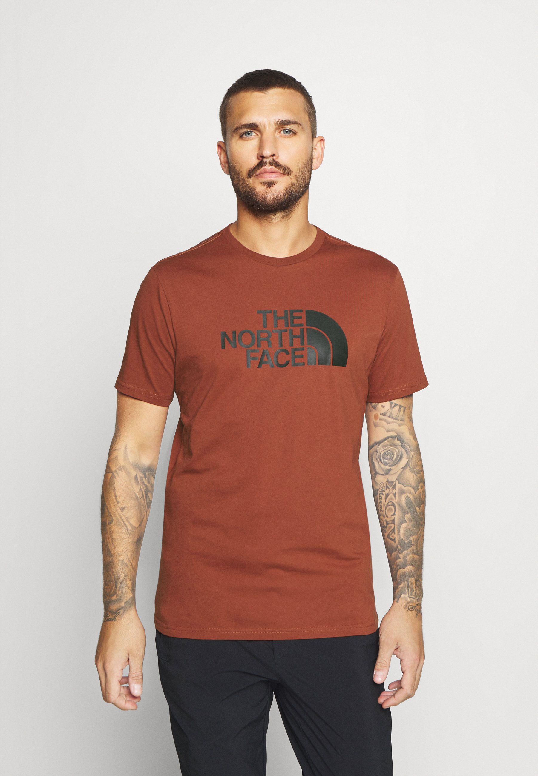 The North Face Easy Tee T Shirt Print Brandy Brown Bruin Zalando Be The North Face Easy Tee T Shirt Print Brandy Brown Bruin Zalando Be