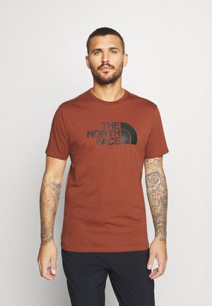 EASY TEE - Print T-shirt - brandy brown