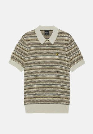Lyle & Scott, LYLE & SCOTT MID KNITS FAIRISLE SHORT SLEEVE POLO - Poloshirt - cove