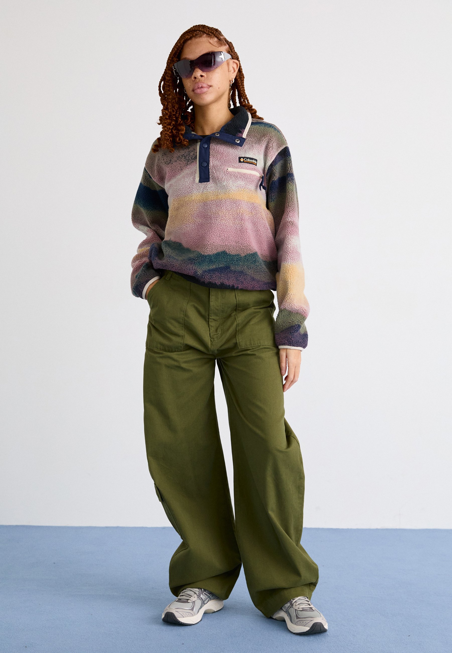 Columbia HELVETIA CROPPED HALF SNAP - Pulover din fleece