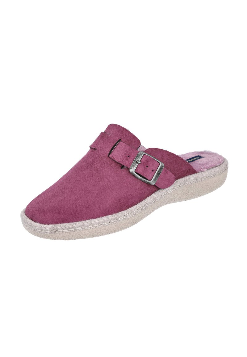 Pinturines Pantuflas vino/rosa