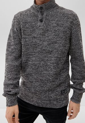 Pullover - mottled black