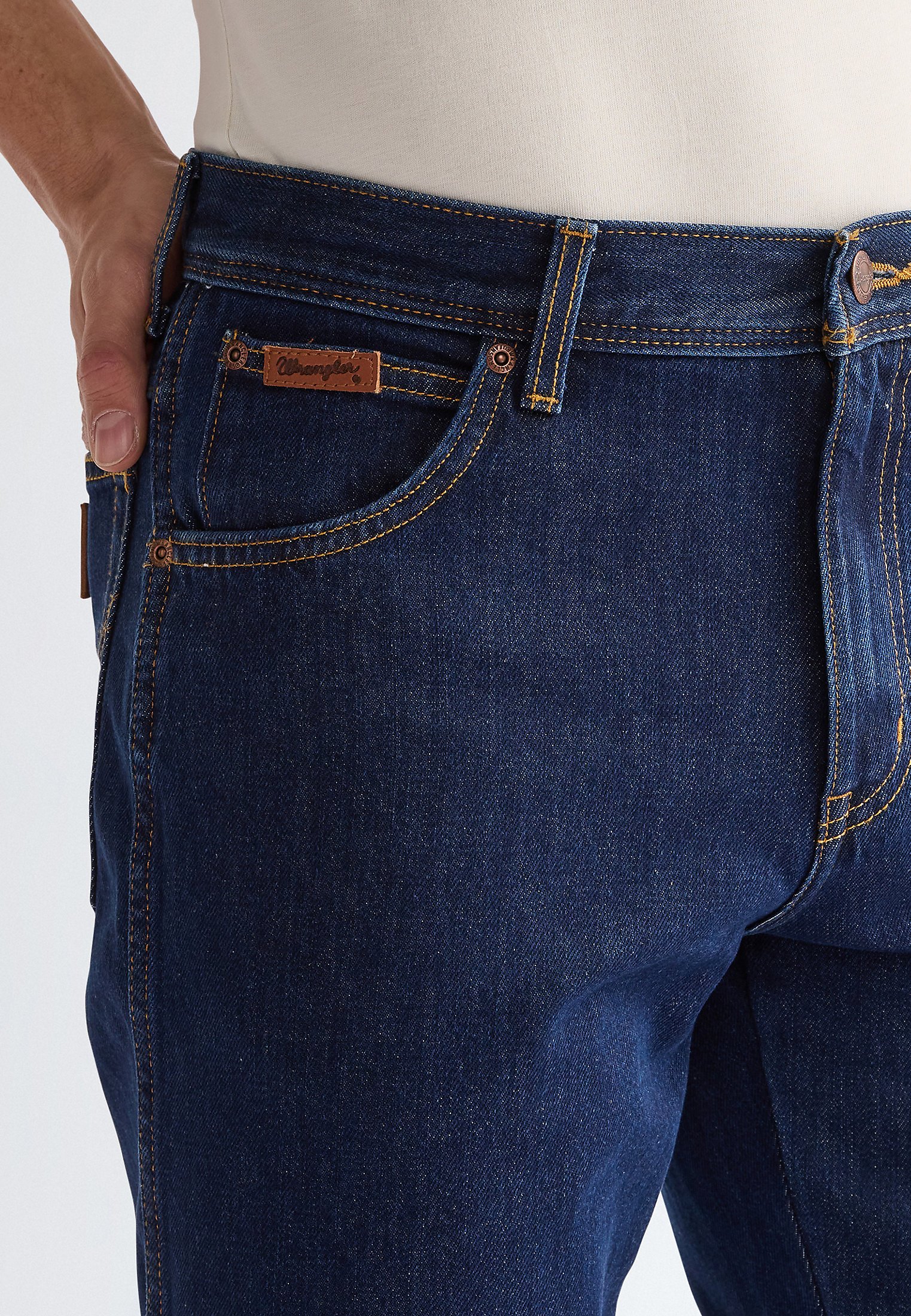 Wrangler TEXAS - Straight leg jeans - blau denim dunkel/blauw