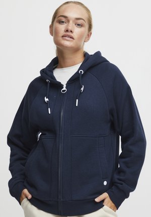 OXANDIE - Zip-up sweatshirt - total eclipse