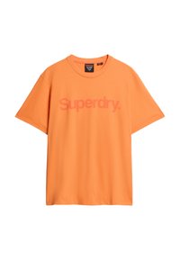 Superdry & Co CORE LOGO CITY - Camiseta estampada - florida orange