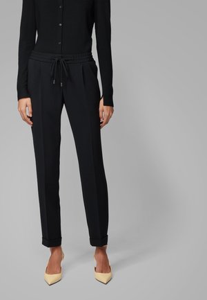 Stoffhose - black