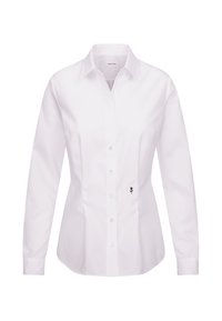 BUSINESS SLIM FIT - Užsagstoma palaidinė - white