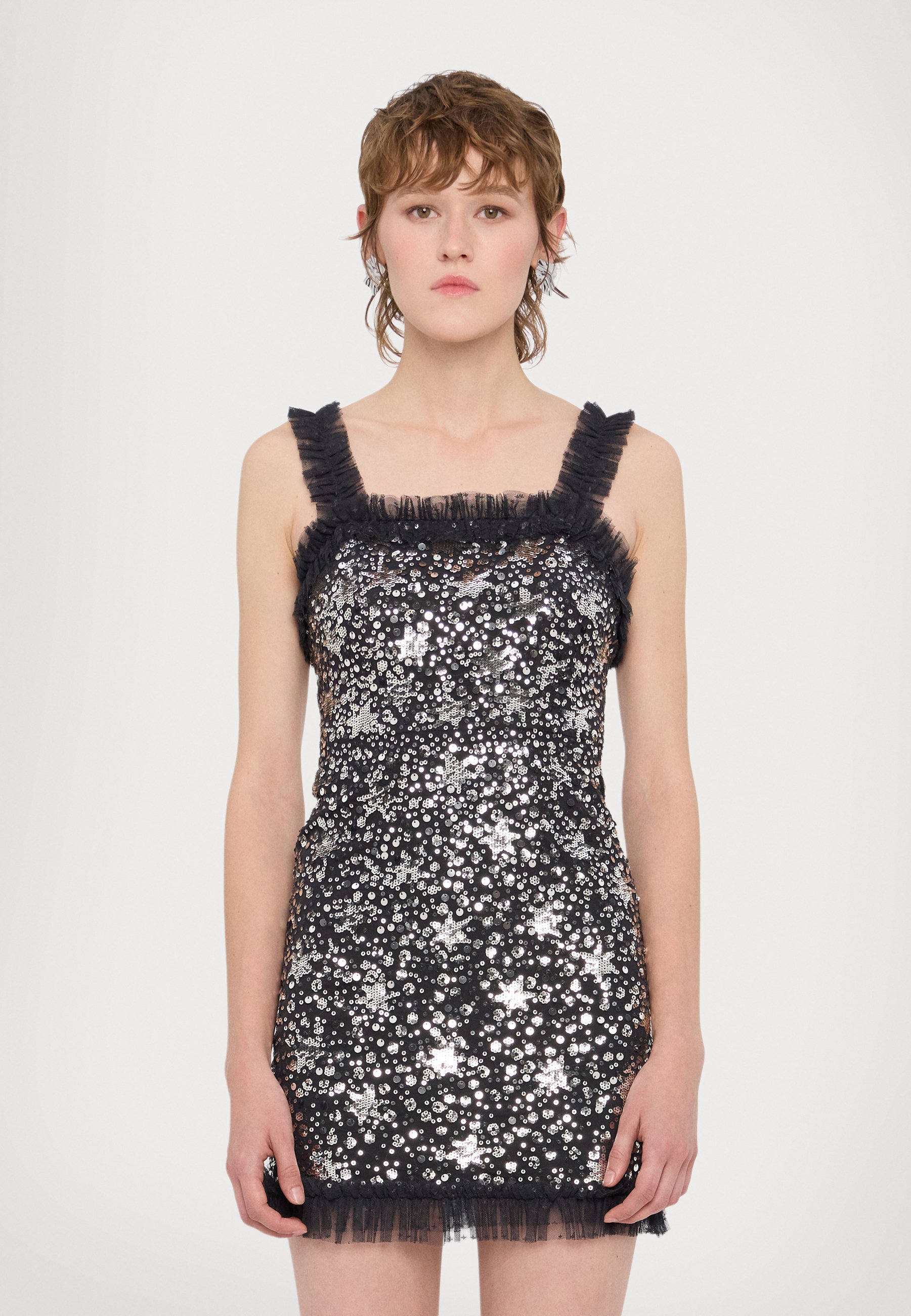 princess polly baby blue dress Aubrey Black Mini Dress – Adelyne's Boutique & Gifts main image 0