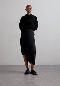 MM6 Maison Margiela MIDI SKIRT - Jupe crayon - black