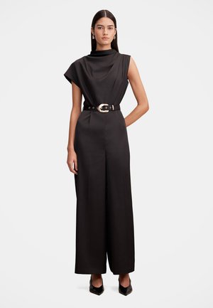 Forever New, COWL BELTED - Combinaison - black