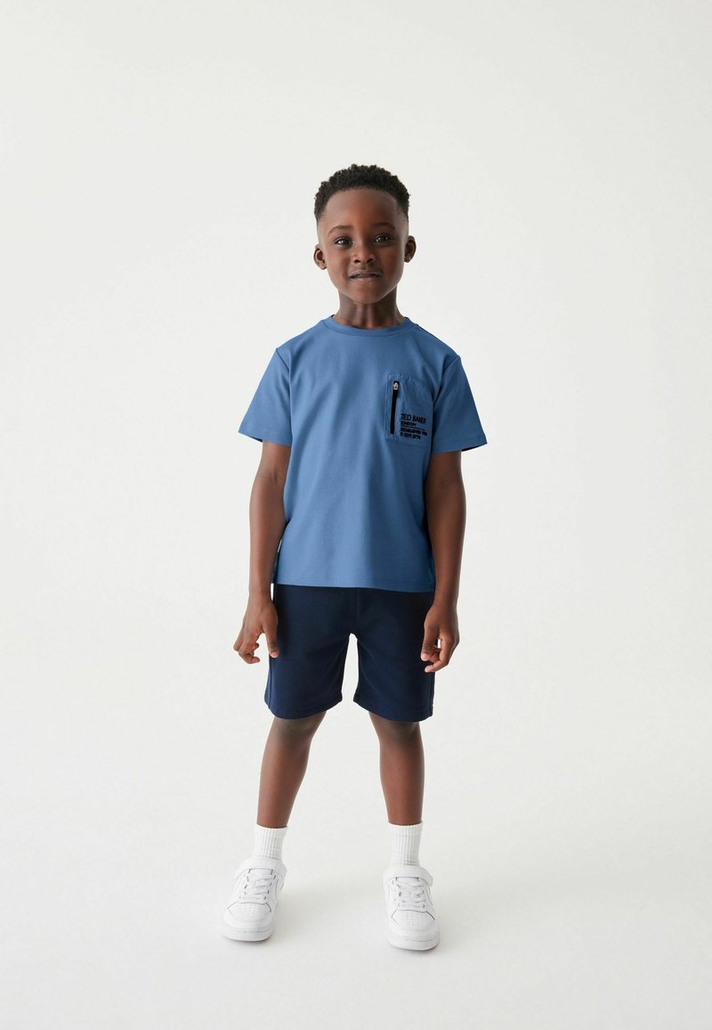Baker by Ted Baker ZIP  REGULAR FIT - Apdrukāts T-krekls - blue