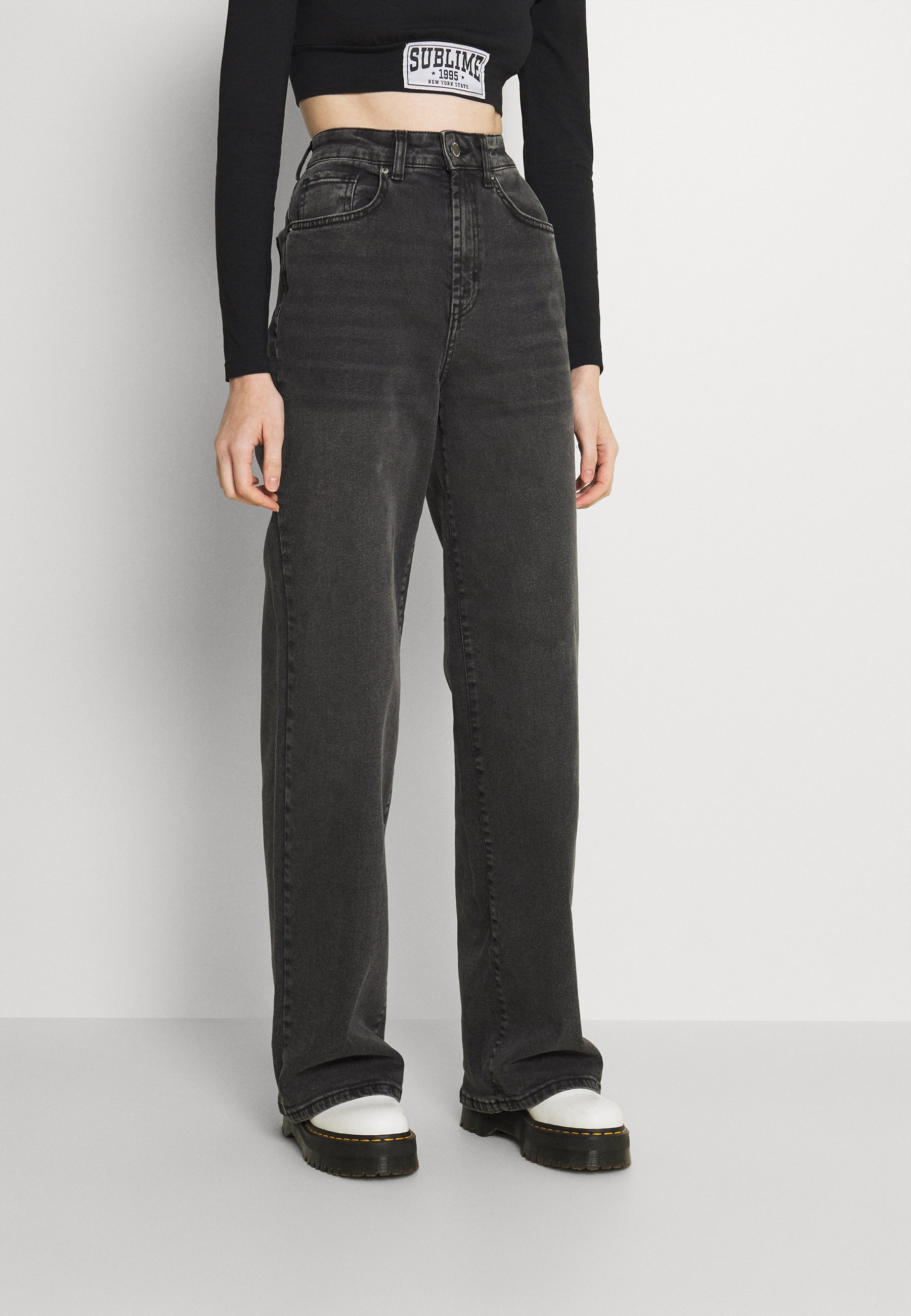 ONLY ONLHOPEEX HIGH WIDE LEG - Šiek 
