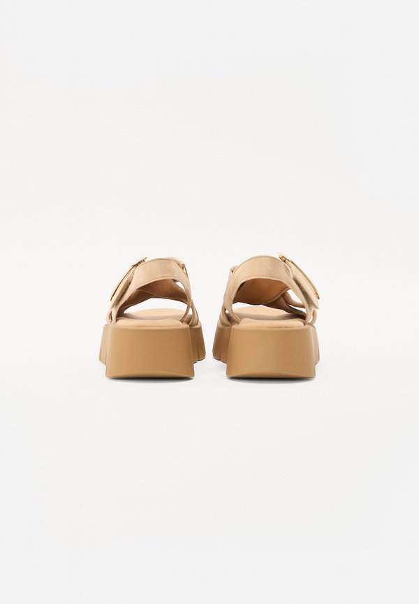 Platform sandals - caramel2