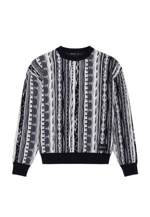 Colucci, FLATKNIT SWEATER - Maglione - aop black