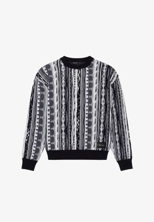 Colucci, FLATKNIT SWEATER - Maglione - aop black