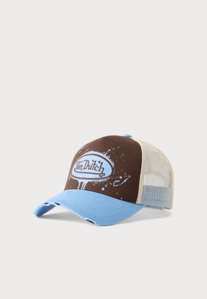 Von Dutch, UNISEX - Cap - brown/light blue