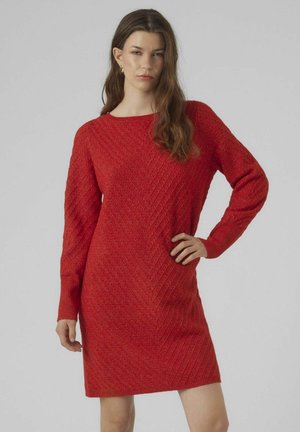 VMANJASTINNA LS BOATNECK GA EXC - Jumper dress - goji berry