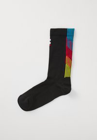 PULSE RACE FLAG CREW UNISEX - Șosete sport - black