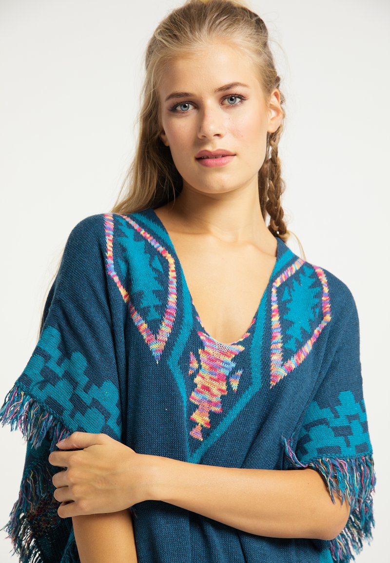 Damen Leichte Jacken | usha Cape petrol - EY00225 Damen Leichte Jacken | usha Cape petrol - EY00225
