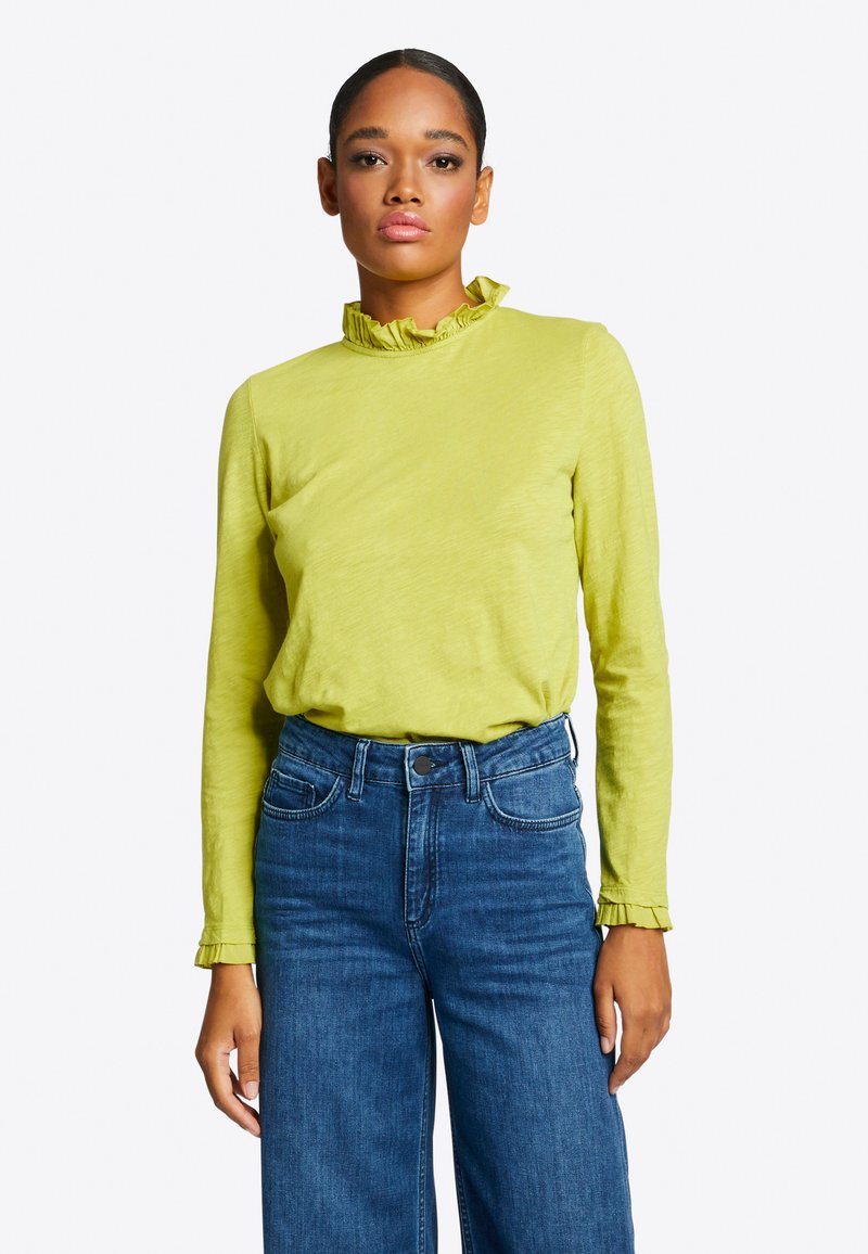 Rich & Royal LONGSLEEVE AUS ORGANISCHER SLUB FRILL BAUMWOLLE - Jumper ...