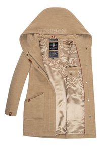 Marikoo Maikoo - Short coat - light taupe meliert