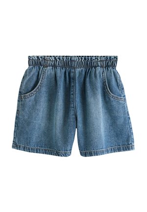 REGULAR FIT - PULL ON  - Džinsiniai šortai - mid blue denim