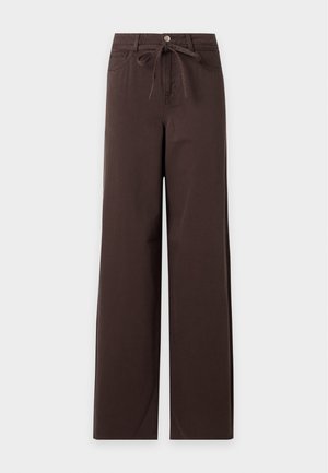 ONLY Tall, ONLGIANNA SILLA BELT PANT - Džínsy baggy - coffee bean